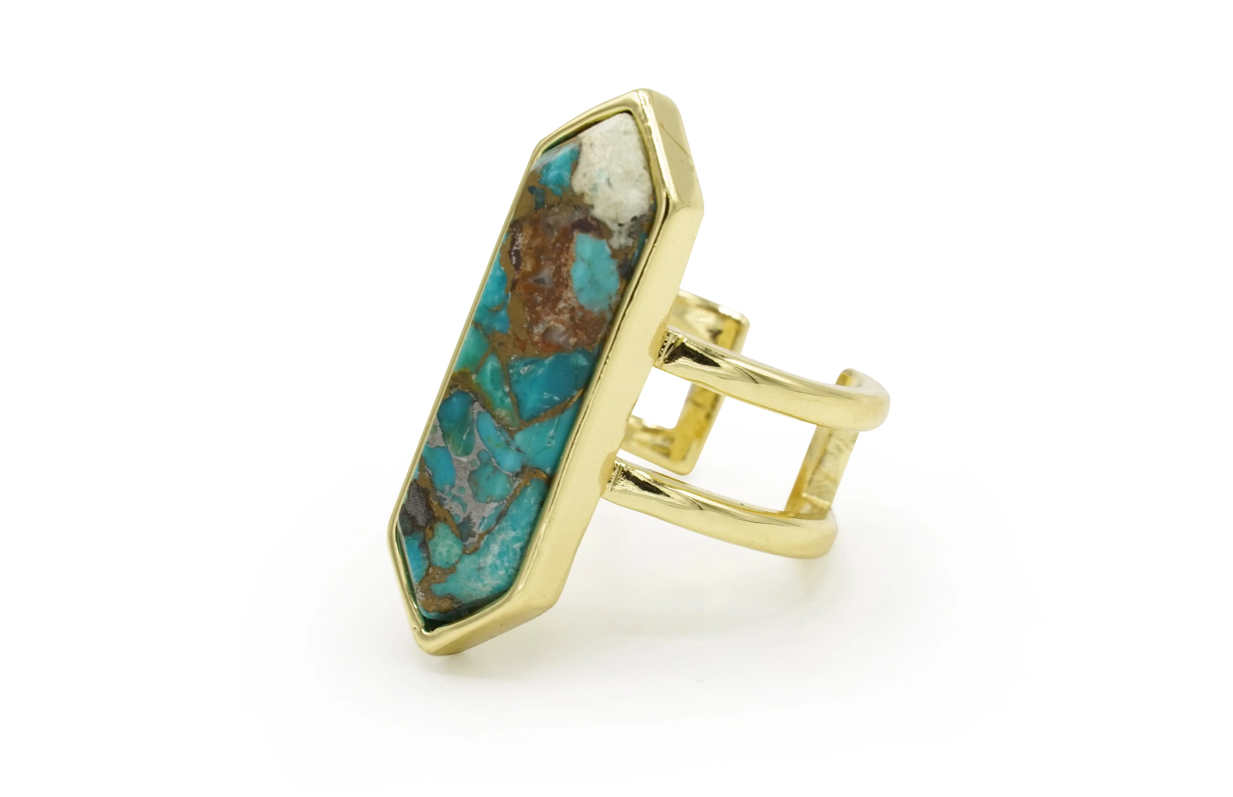 Turquoise Diamond Ring (r)