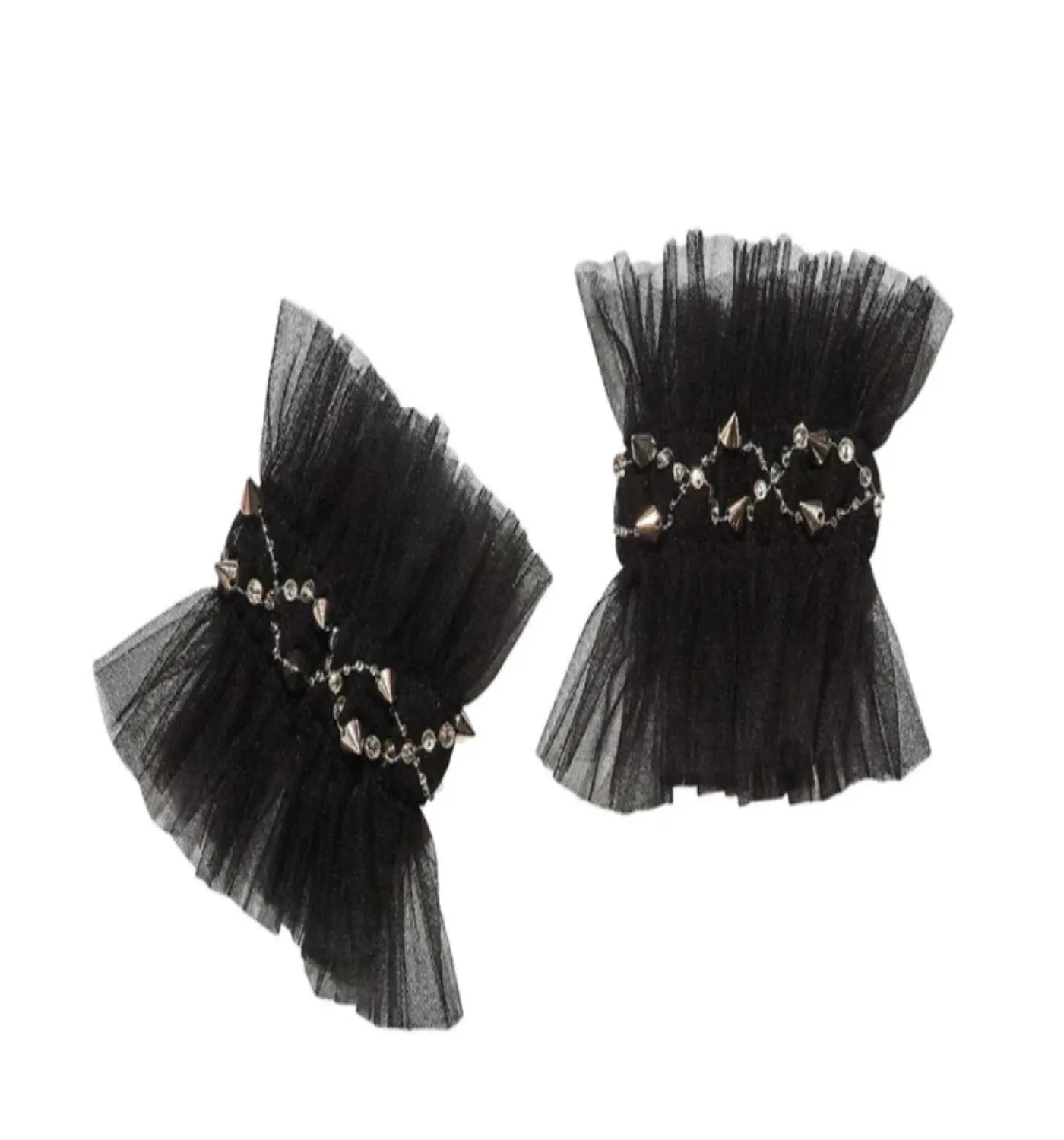 Tutu Du Monde Black Halloween Deadly Thorn Wrist Cuffs