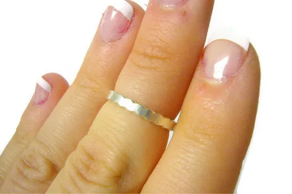 Upper finger ring Silver mid knuckle ring upper knuckle ring sterling silver above knuckle ring first knuckle ring midi ring silver ring