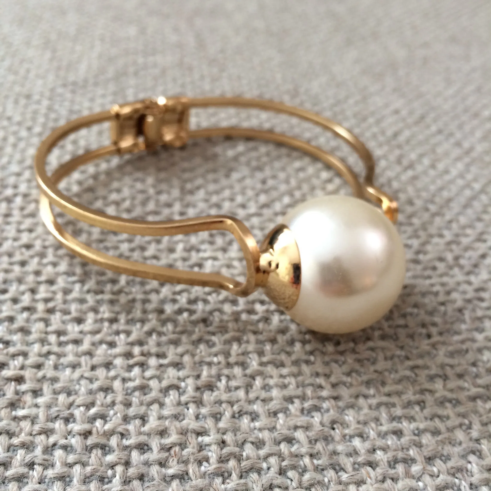 Valentina Pearl Cuff Bracelet