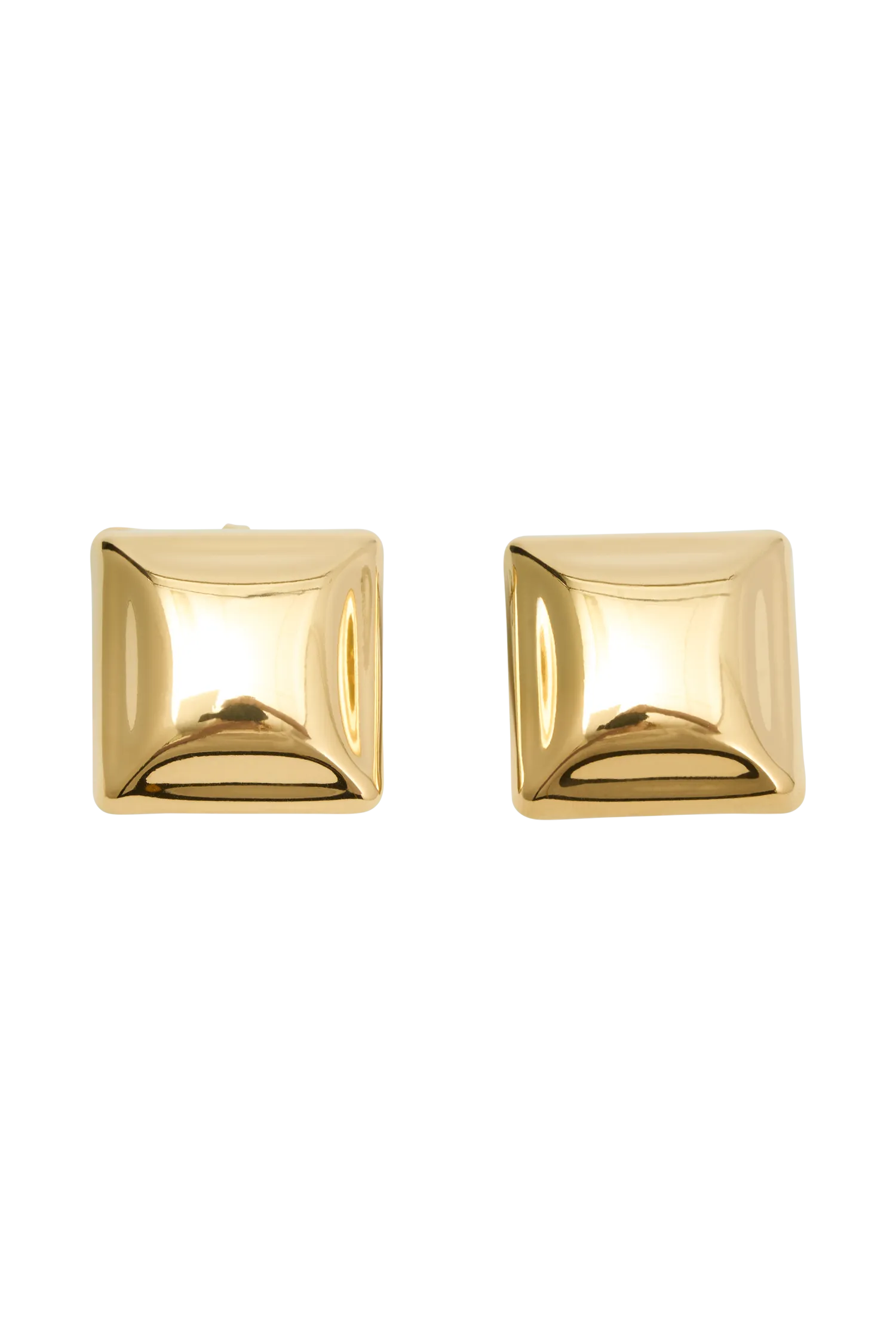 Wilma Square Earrings - Gold