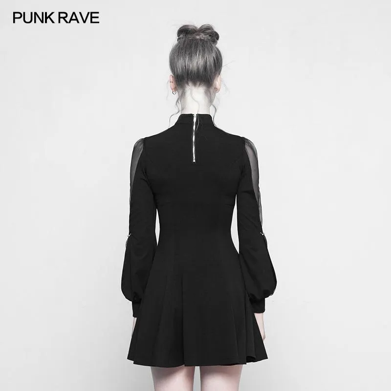 Women's Heart Peekaboo Punk Dress