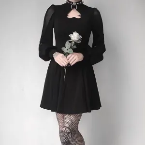 Women's Heart Peekaboo Punk Dress