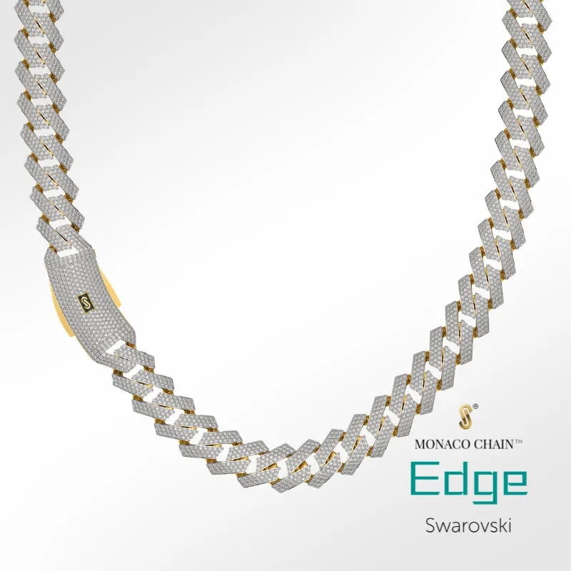 Women's Necklace/Choker - Monaco Chain EDGE Swarovski