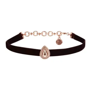 World From Here Choker- Rose Gold